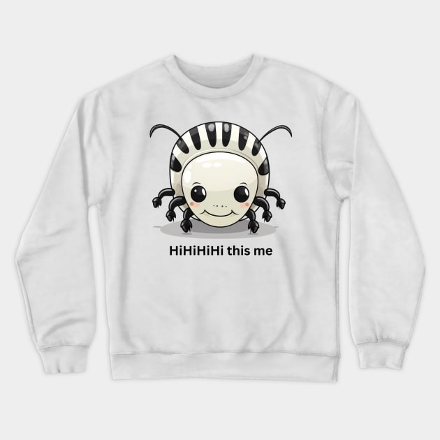 Dairy Cow Isopod Crewneck Sweatshirt by Riverside-Moon